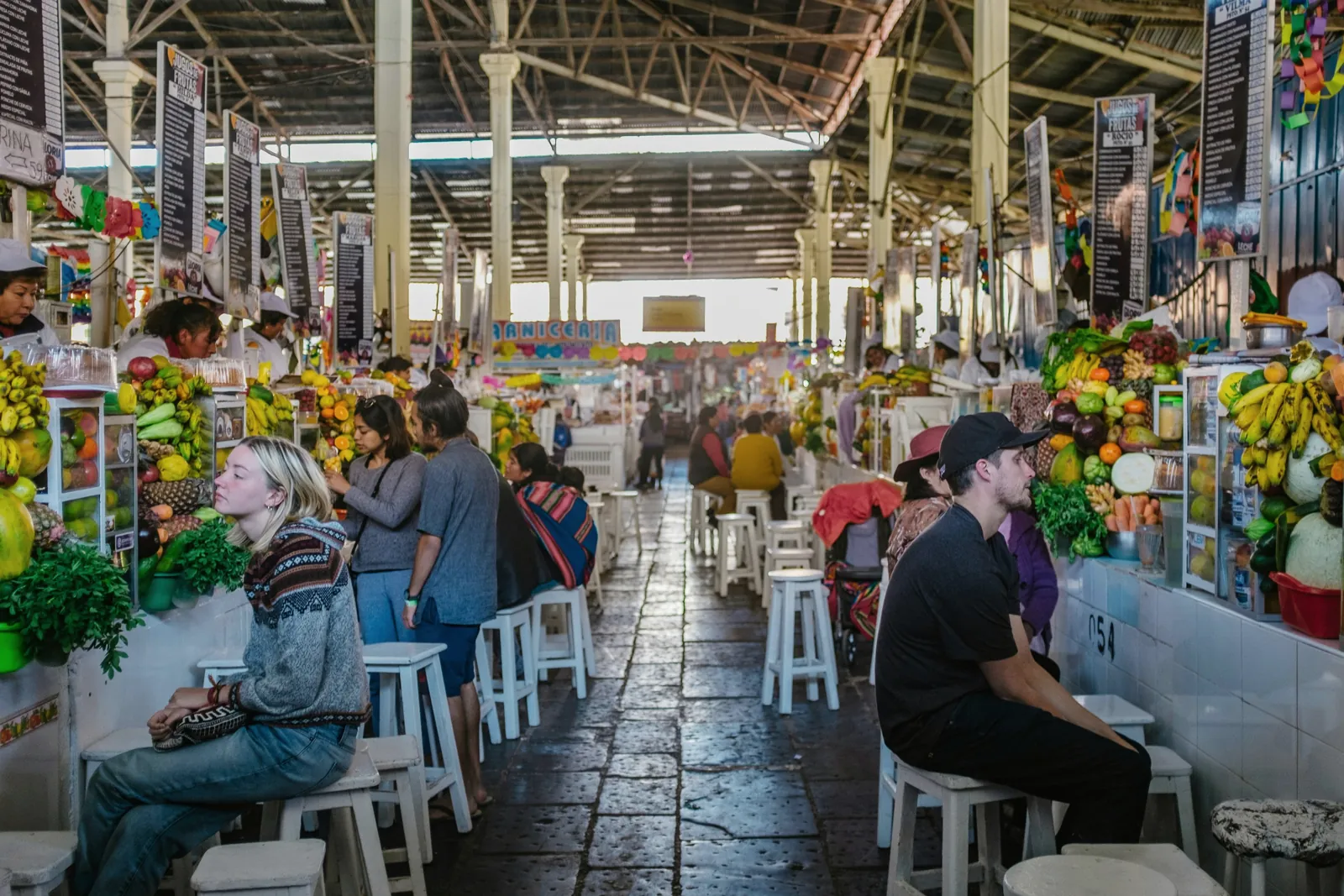 Mercado de San Pedro en el Cusco